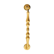 ALDAR Door Pull Handle - Aged Brass Fin